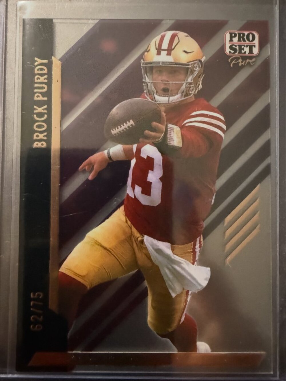2024 Leaf Pro Set Pure Bronze Spectrum 62/75 Brock Purdy #20